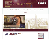 Tablet Screenshot of executiveleader.com